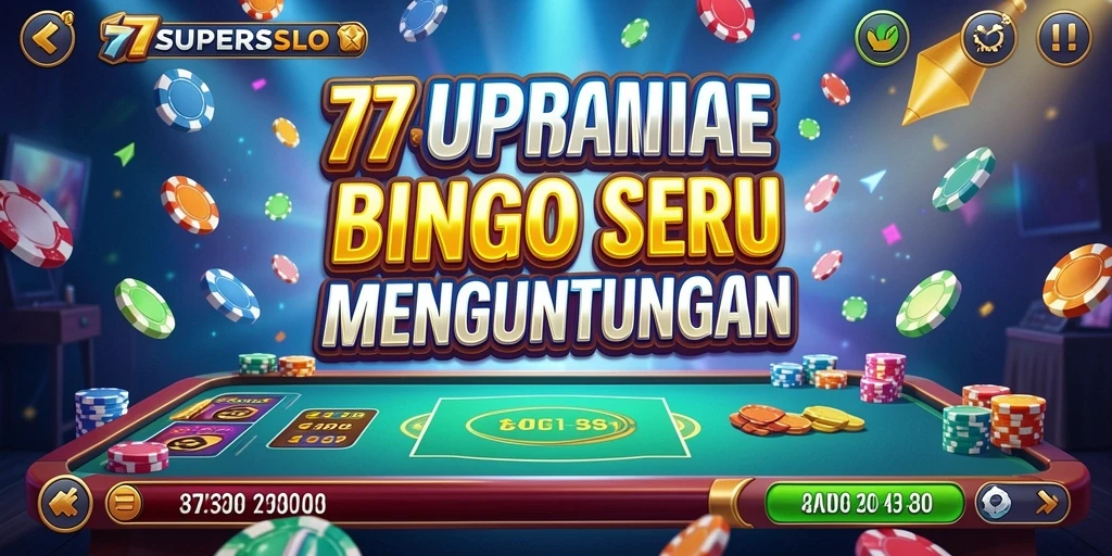Screenshot gameplay 77SUPERSLOT menampilkan suasana permainan Bingo yang menarik.