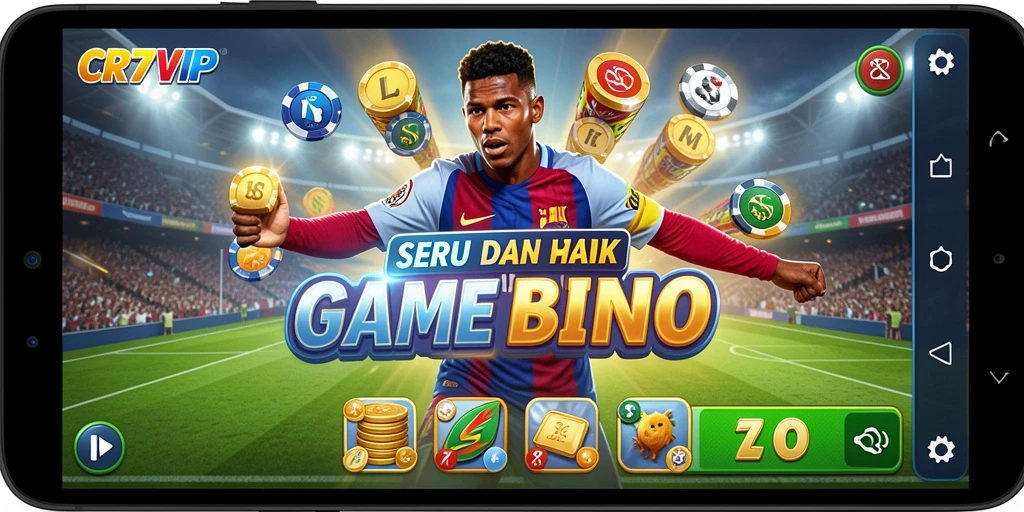Tampilan gameplay seru di CR7VIP dengan suasana Bingo yang menggembirakan.