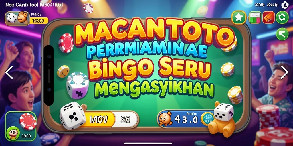 Tampilan gameplay Bingo yang seru dan menantang di MACANTOTO.