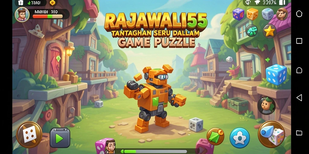Tampilan seru dari gameplay RAJAWALI55, penuh dengan teka-teki menarik.