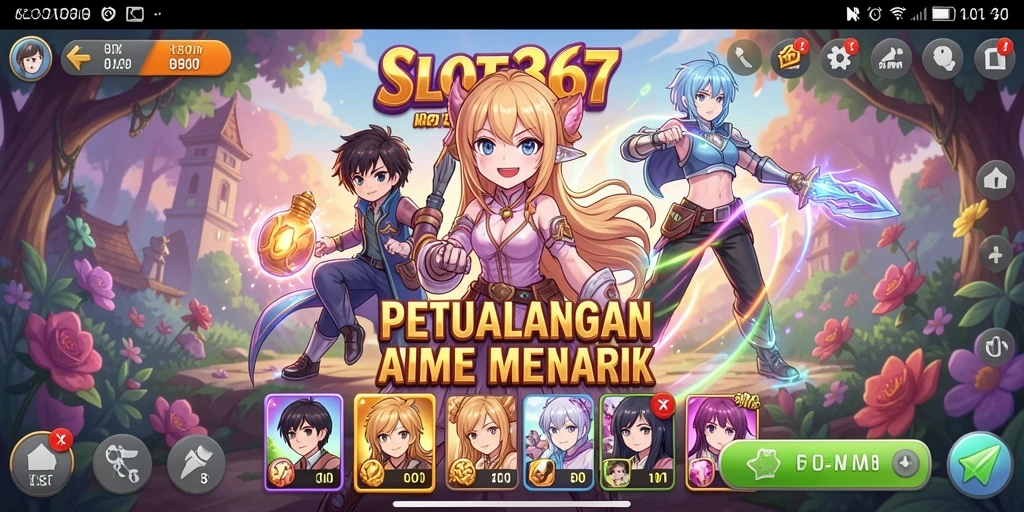 Gameplay SLOT367 dengan karakter Anime yang menarik dan aksi seru.