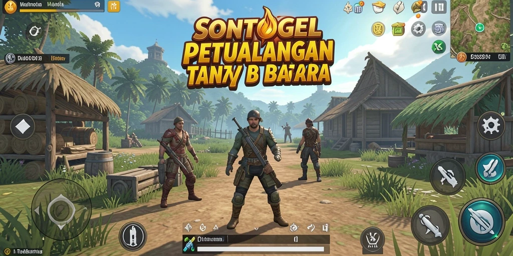 Screenshot utama SONTOGEL menampilkan keindahan dunia terbuka dan gameplay yang seru.